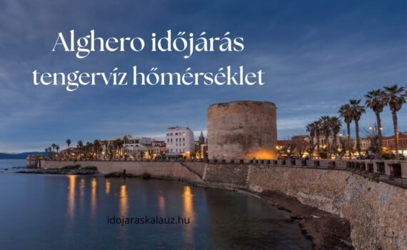 Alghero időjárás tengerhőmérséklet