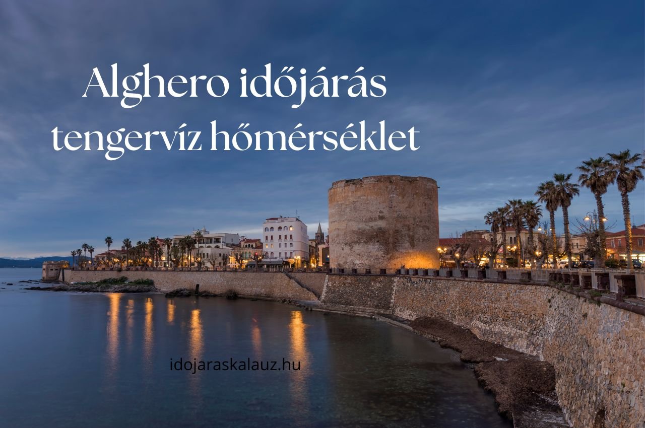 Alghero időjárás tengerhőmérséklet