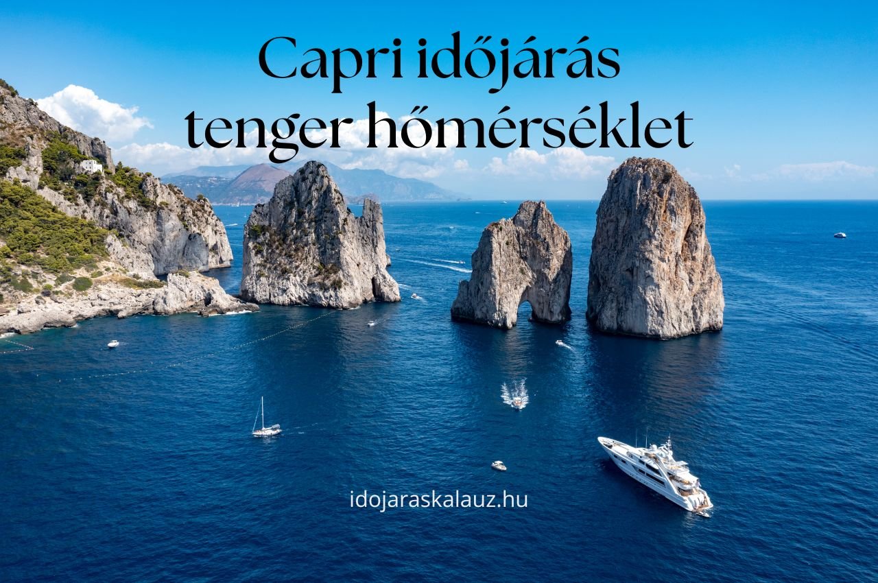 capri időjárás tenger hőmérséklet